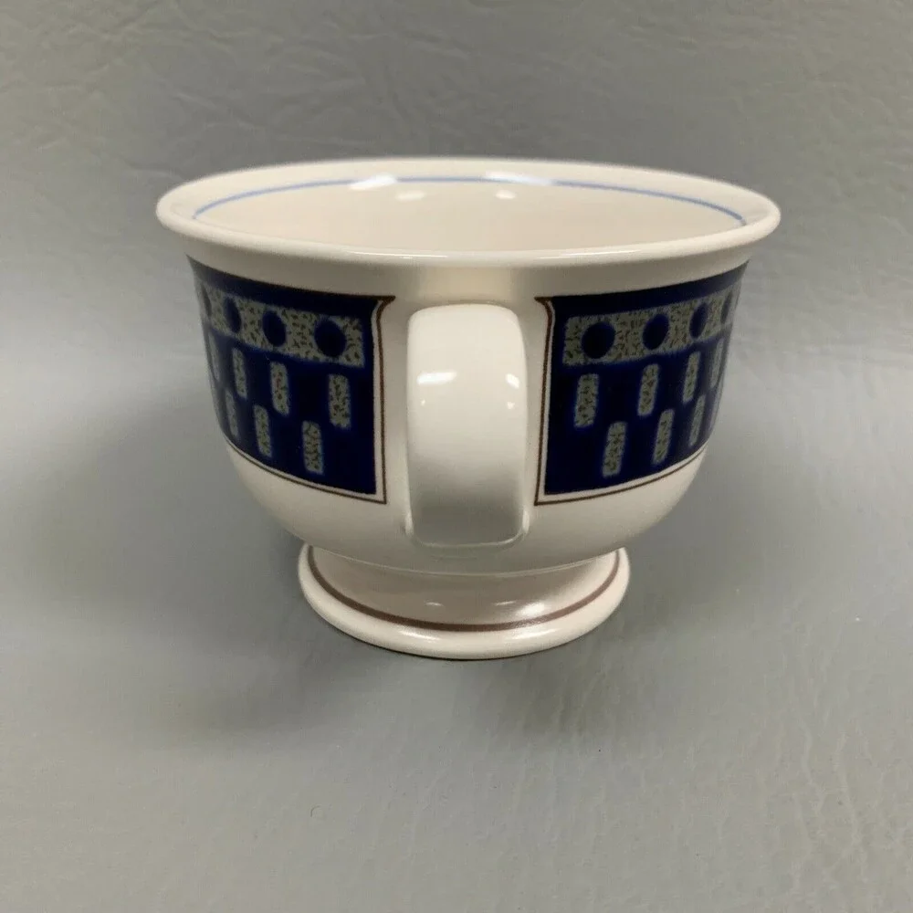 Mikasa Potter's Touch Aztec‎ Blue Coffee Cup CB009